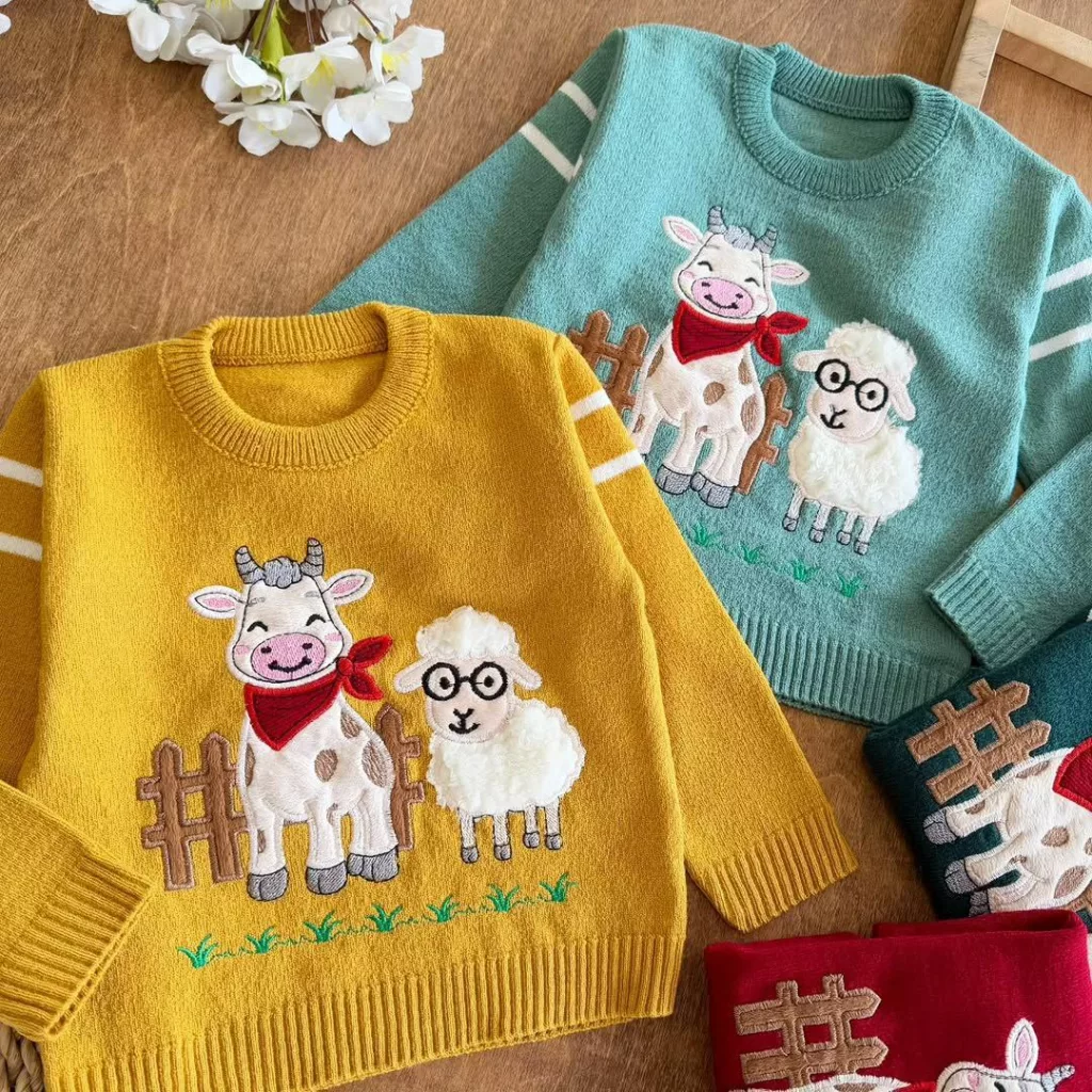 بافت گپ ببعی عینکی و گاو سایز ۳۰ تا ۴۵ کد ۵۶۷۴