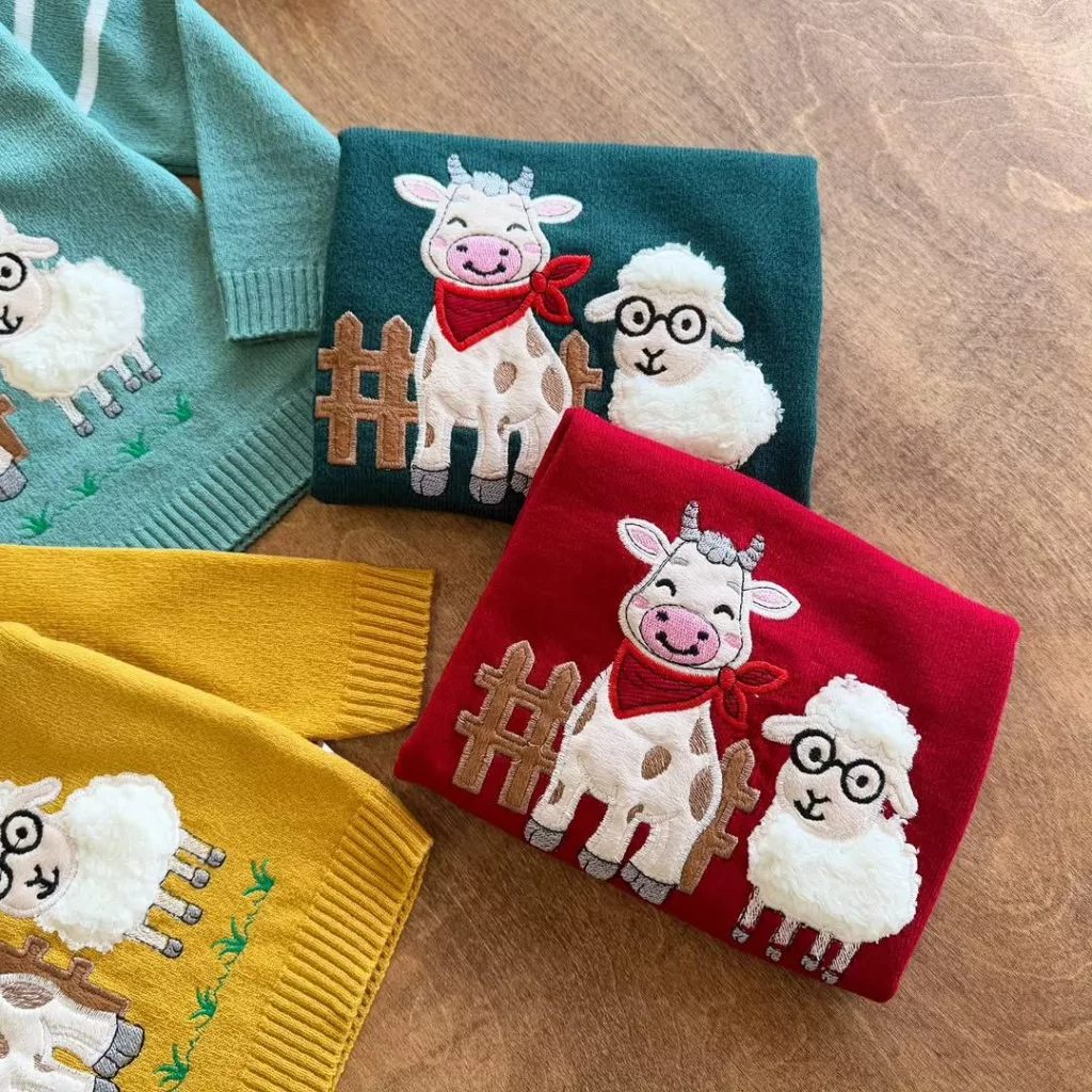 بافت گپ ببعی عینکی و گاو سایز ۳۰ تا ۴۵ کد ۵۶۷۴