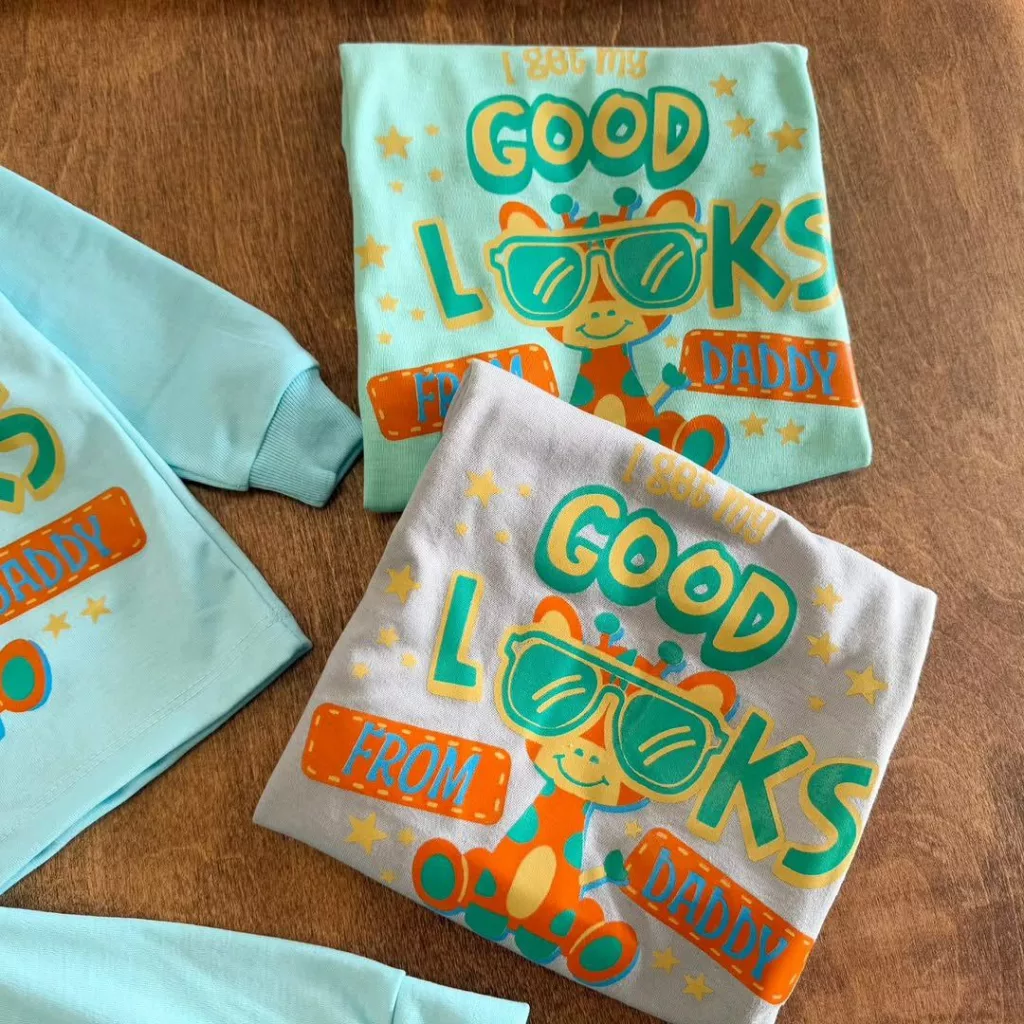 بلوز شلوار زرافه good looks (کمرنگ) سایز ۴ تا ۶ کد ۵۶۸۱