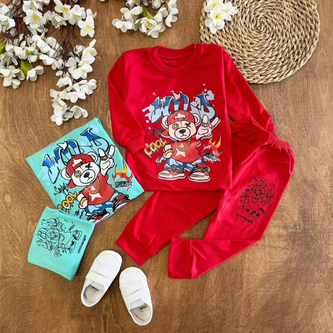 بلوز شلوار خرس cool سایز ۴ تا ۶ کد ۵۶۸۴