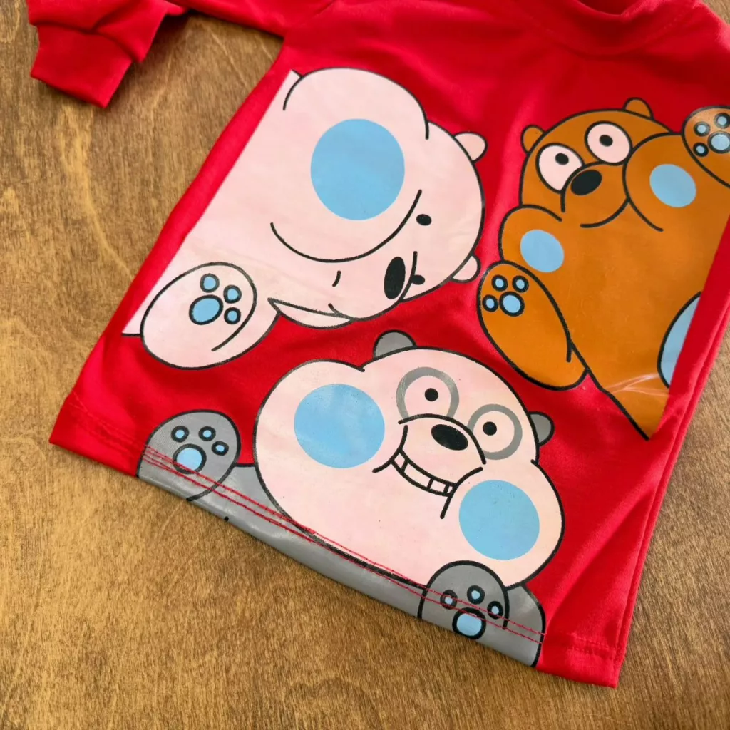 بلوز شلوار خرسهای لپو سایز ۴ تا ۶ کد ۵۶۹۱