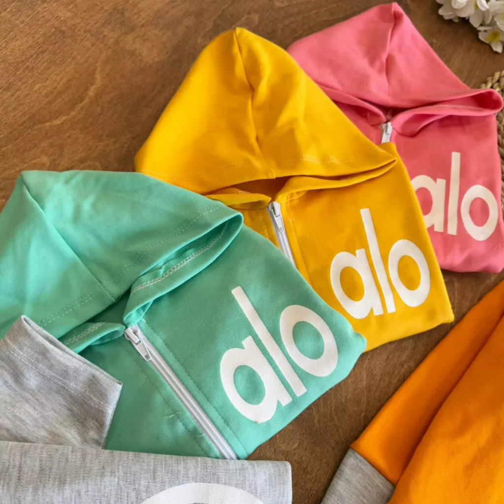 ست ۳ تکه سویشرت شلوار alo سایز ۳۵ تا ۴۵ کد ۵۶۹۲