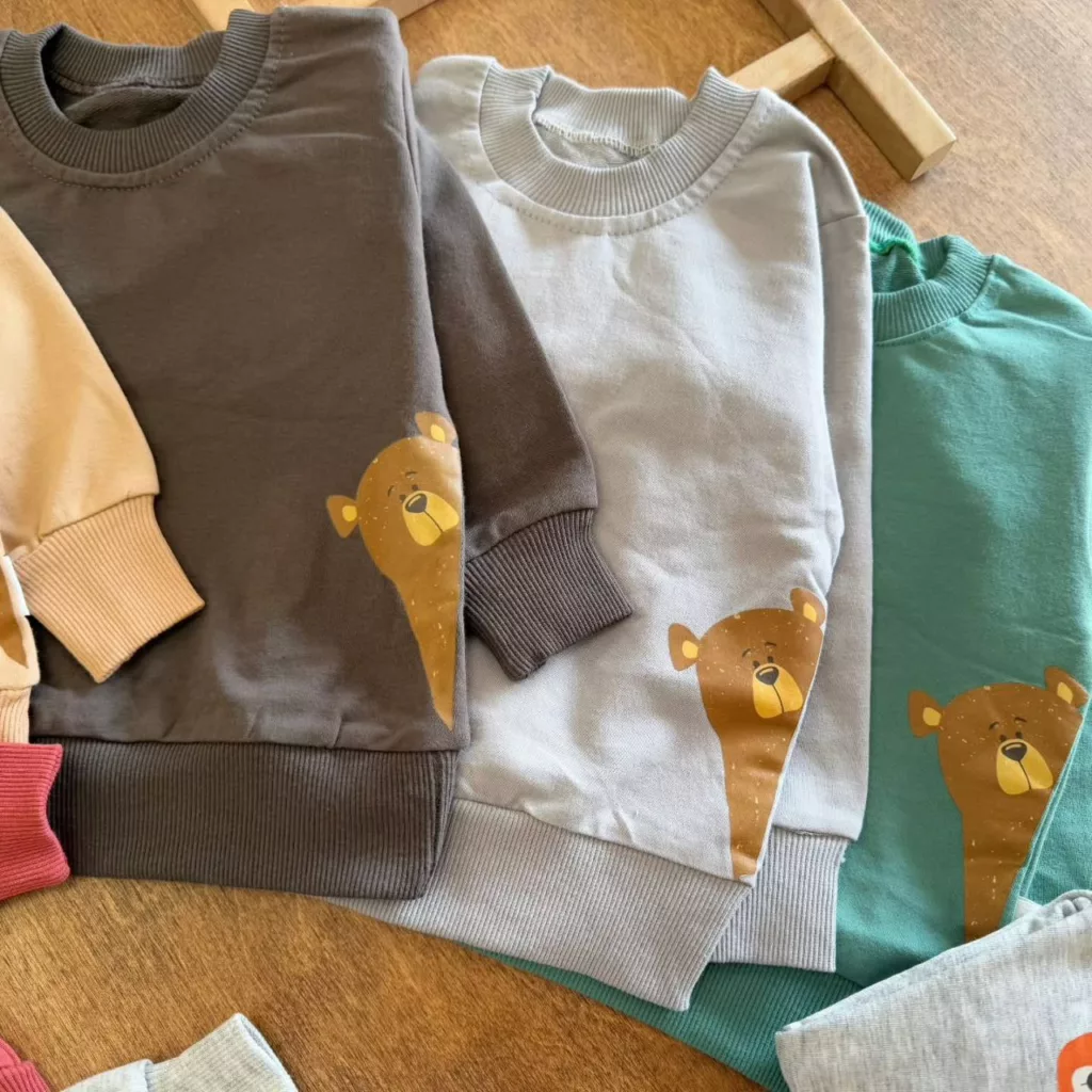 بلوز شلوار خرس In the wild سایز ۳۵،۴۰ کد ۵۶۹۵