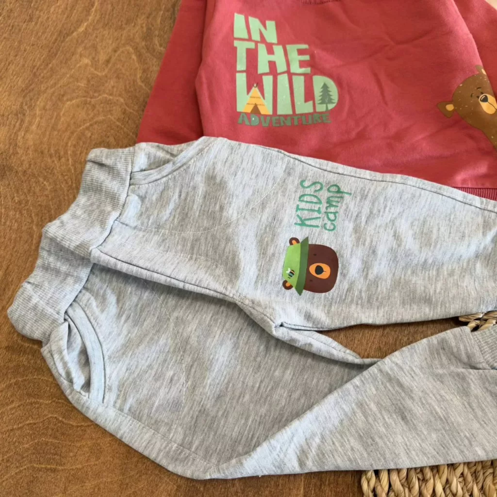 بلوز شلوار خرس In the wild سایز ۳۵،۴۰ کد ۵۶۹۵