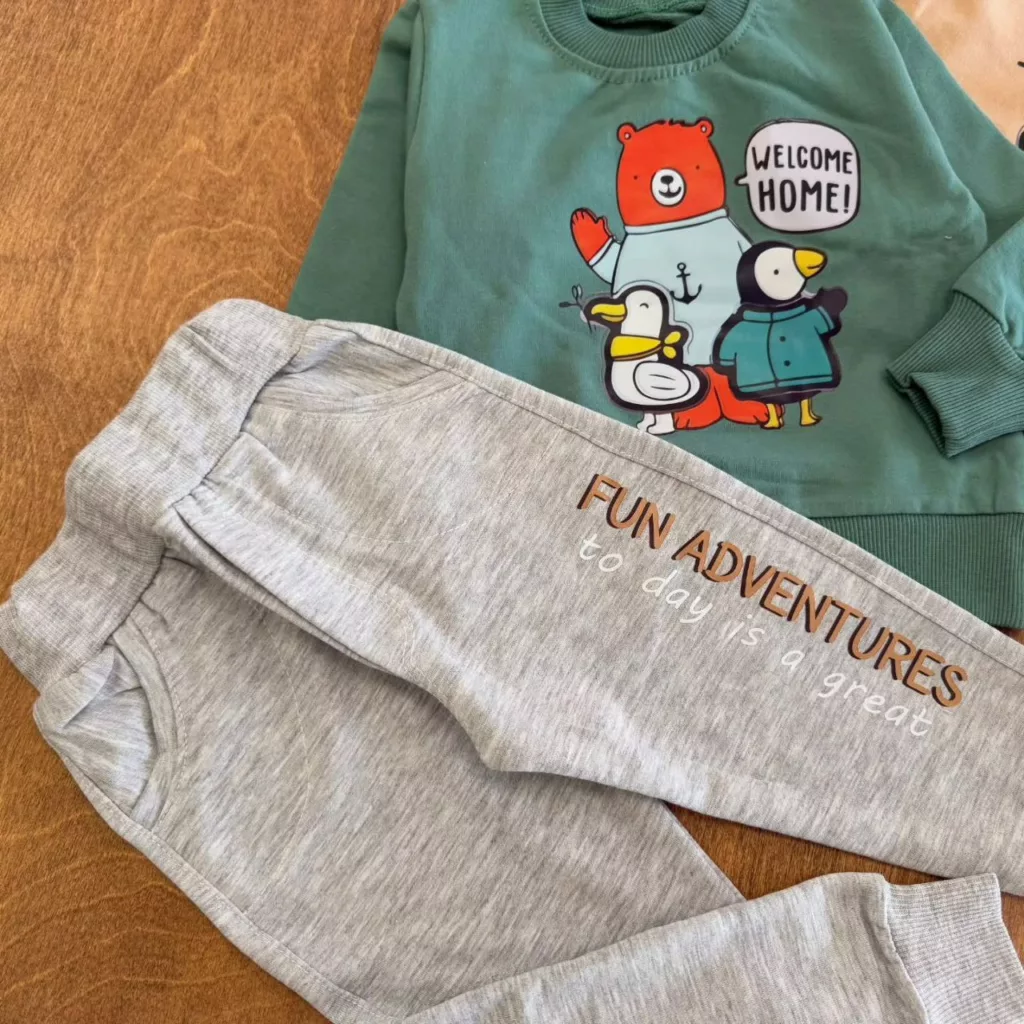 بلوز شلوار خرس پنگوئن اردک M سایز ۳۵،۴۰ کد ۵۶۹۹