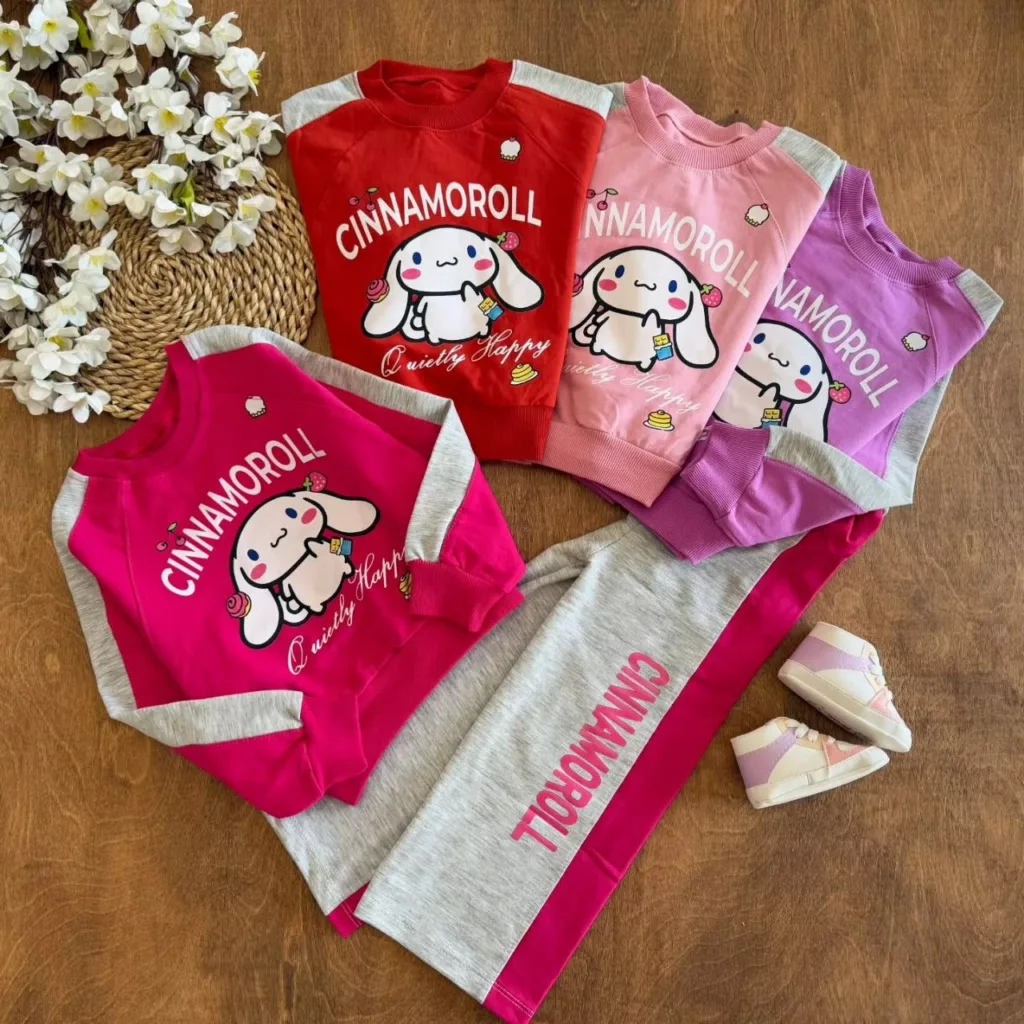 کراپ شلوار خرگوش سفید CINNAMOROLL سایز ۴۵،۵۰ کد ۵۷۰۰