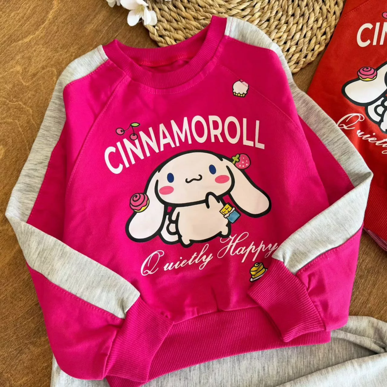 کراپ شلوار خرگوش سفید CINNAMOROLL سایز ۴۵،۵۰ کد ۵۷۰۰