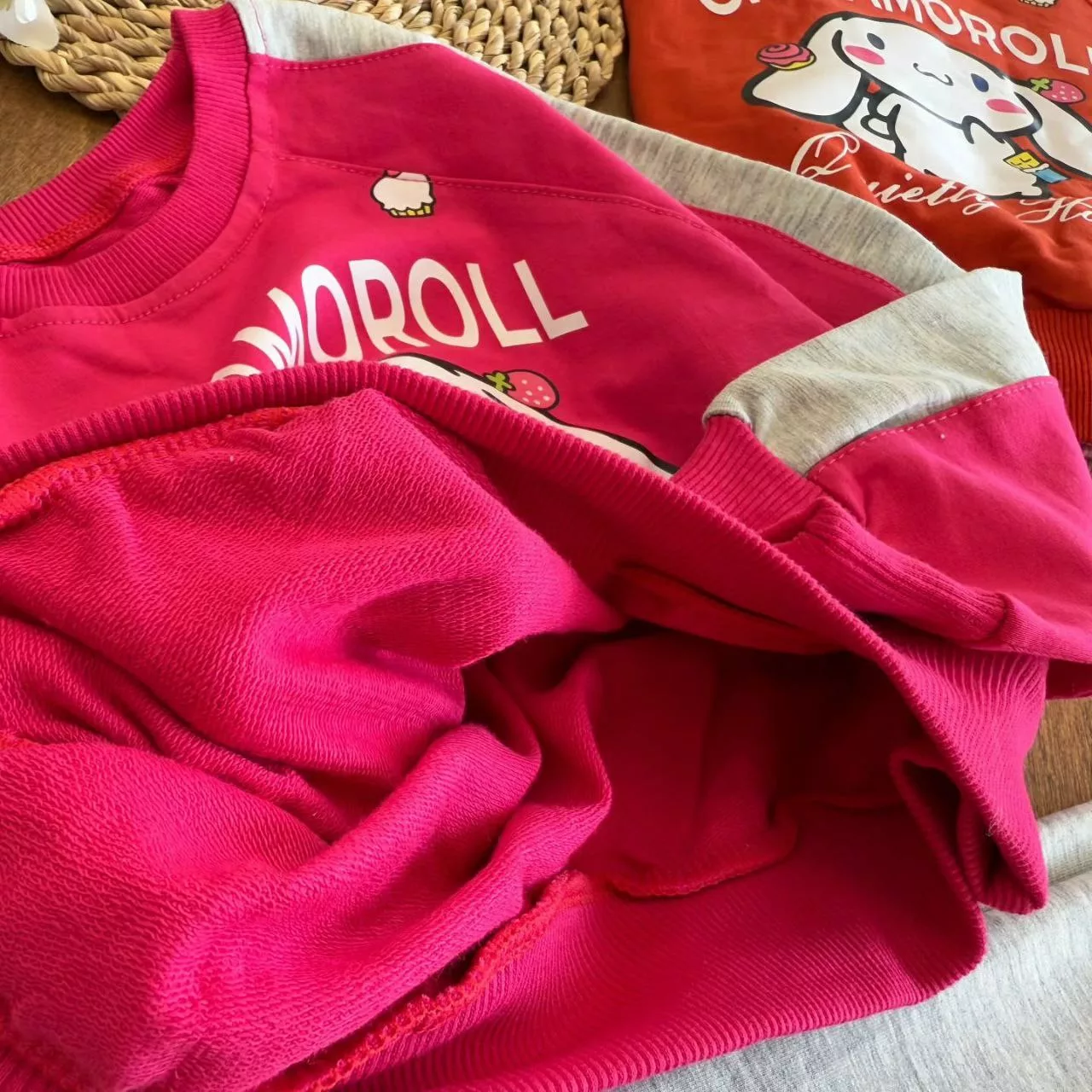 کراپ شلوار خرگوش سفید CINNAMOROLL سایز ۴۵،۵۰ کد ۵۷۰۰