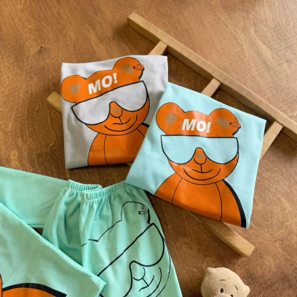 بلوز شلوار خرس عینکی MO سایز ۴ تا ۶ کد ۵۷۰۱