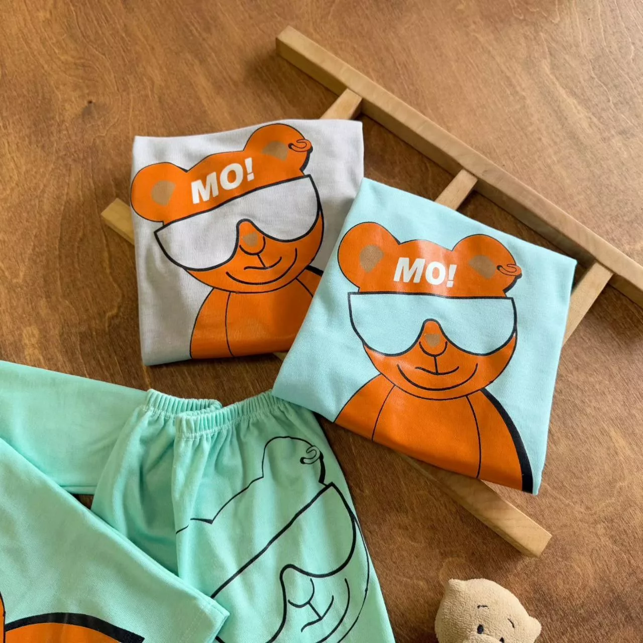 بلوز شلوار خرس عینکی MO سایز ۴ تا ۶ کد ۵۷۰۱