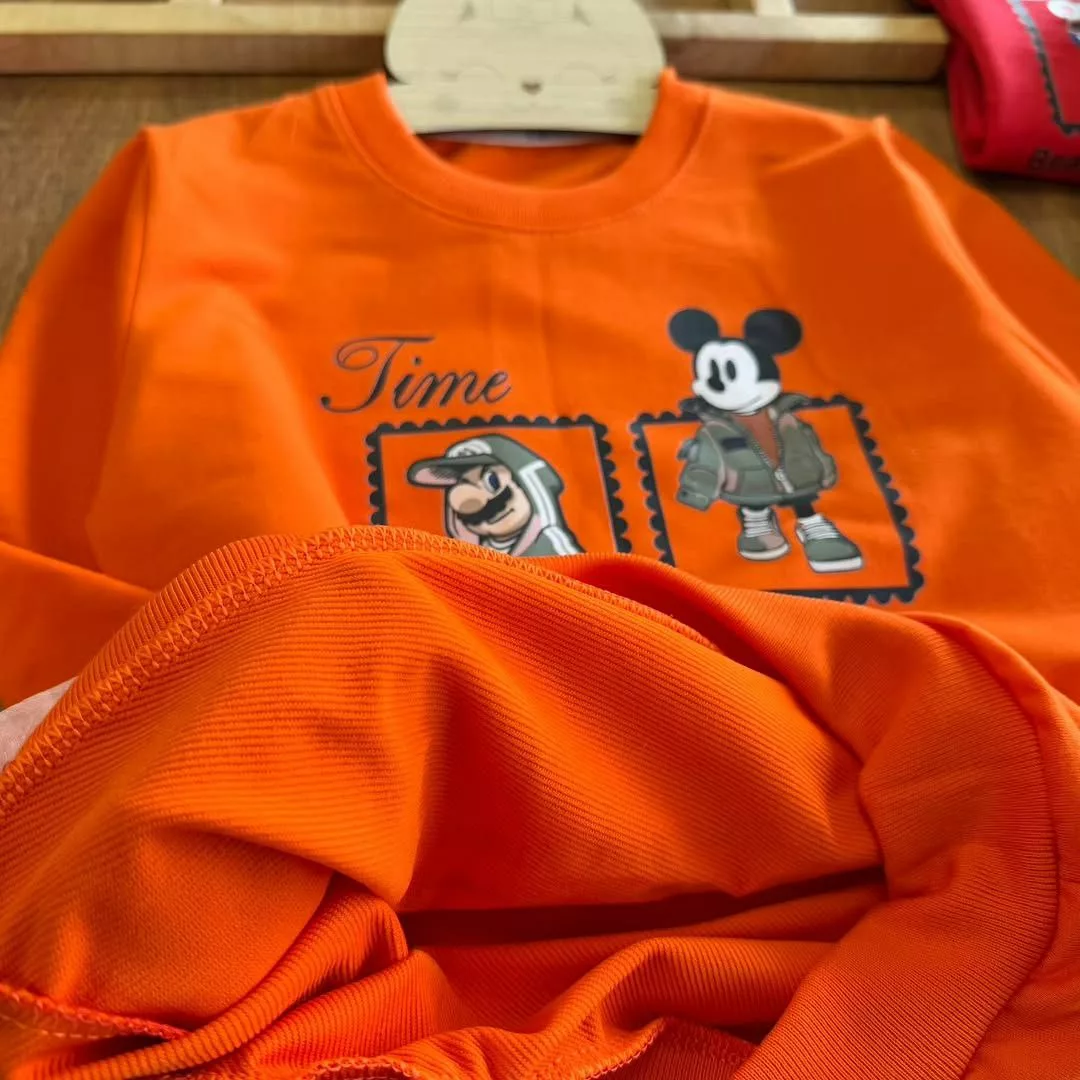 بلوز شلوار سوپر ماریو سایز ۴۵،۵۰ کد ۵۷۰۸