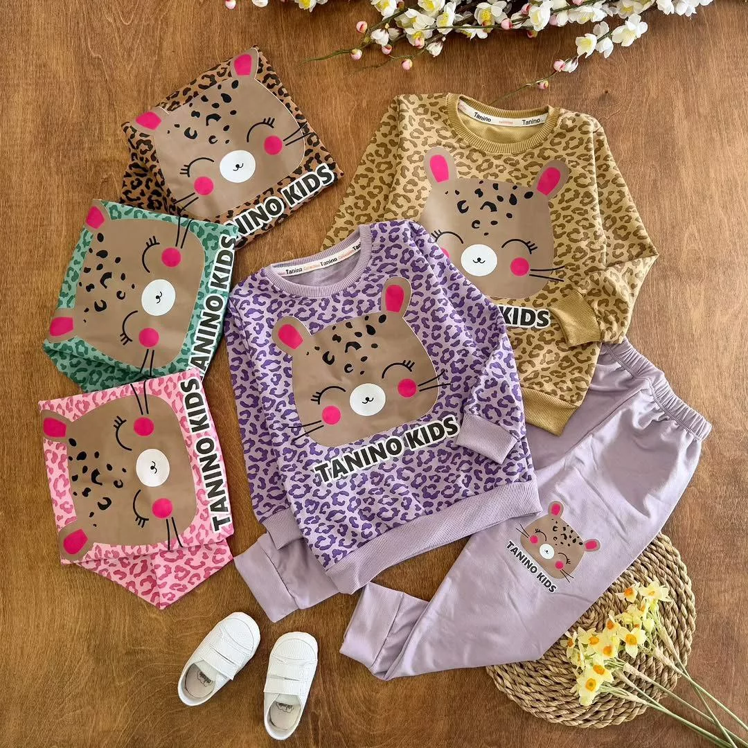 بلوز شلوار ببر پلنگی سایز ۴۰،۴۵ کد ۵۷۱۳