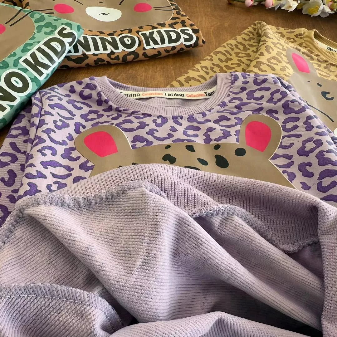 بلوز شلوار ببر پلنگی سایز ۴۰،۴۵ کد ۵۷۱۳