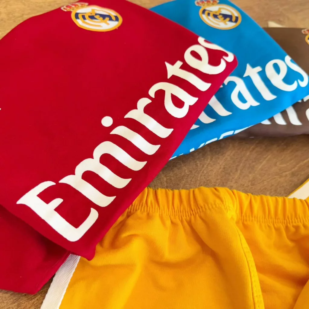 بلوز شلوار رئال مادرید (پوشانو) سایز ۴۰ تا ۵۵ کد ۵۷۱۹