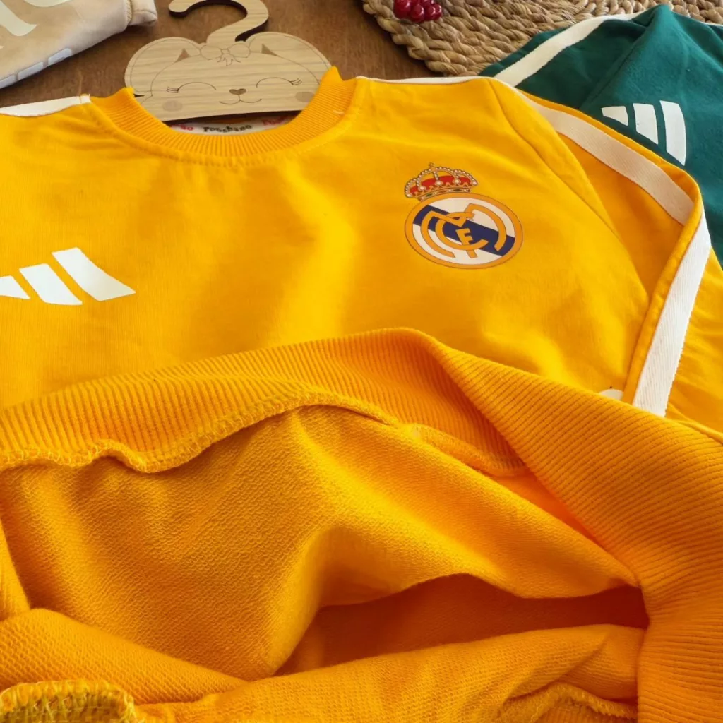 بلوز شلوار رئال مادرید (پوشانو) سایز ۴۰ تا ۵۵ کد ۵۷۱۹