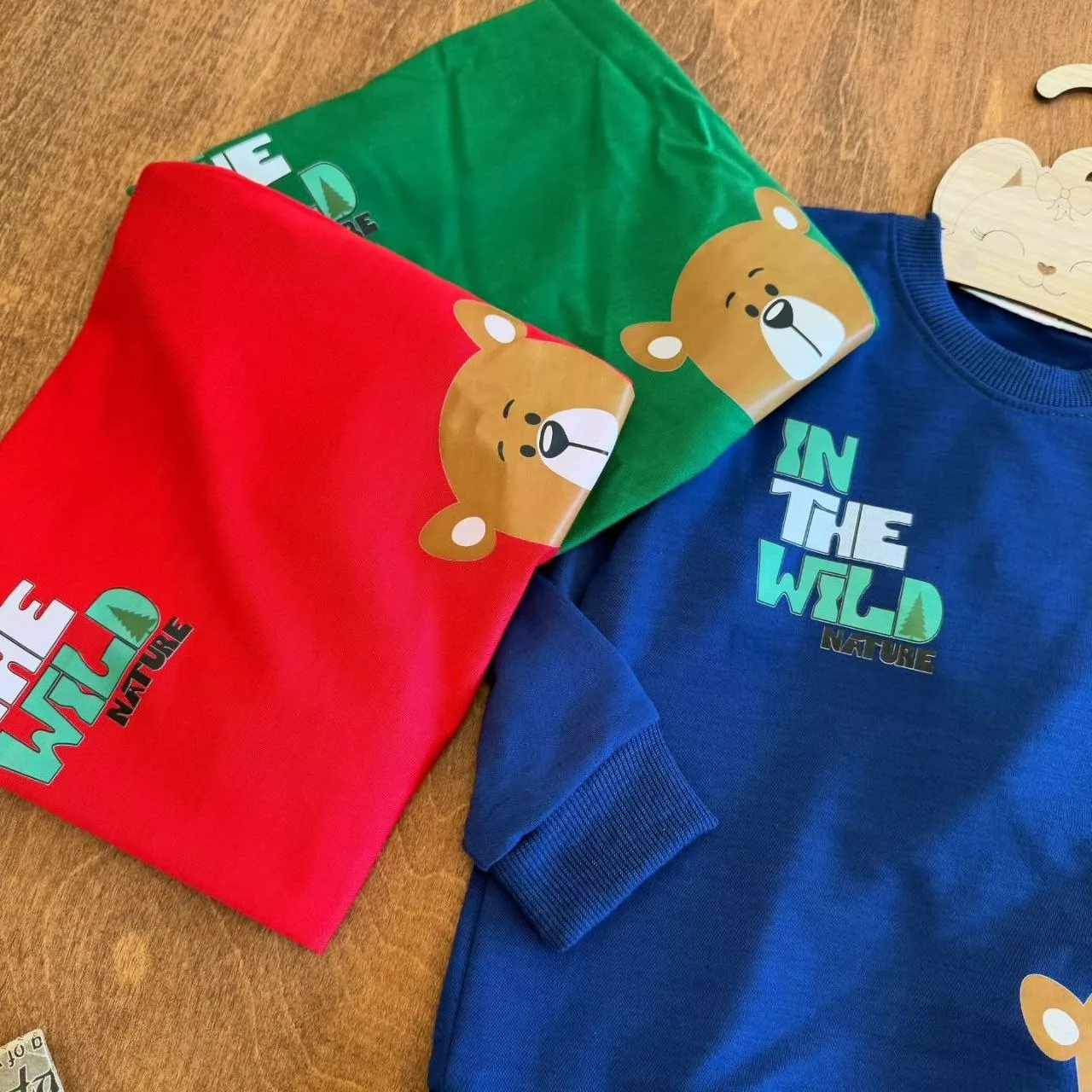 بلوز شلوار خرس تنی نو in the wild سایز ۴۰،۴۵ کد ۵۷۲۱