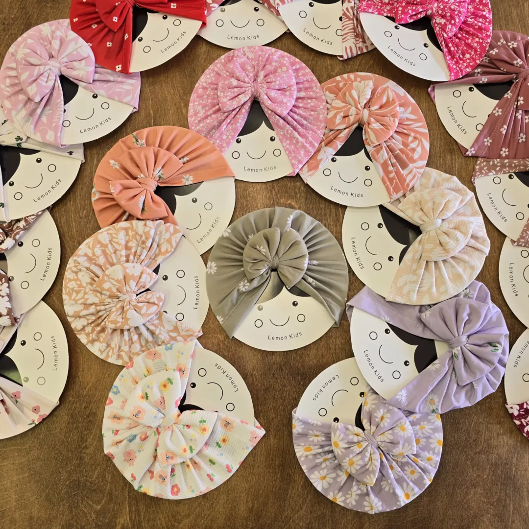 توربان نوزادی طرح گل کد 5772