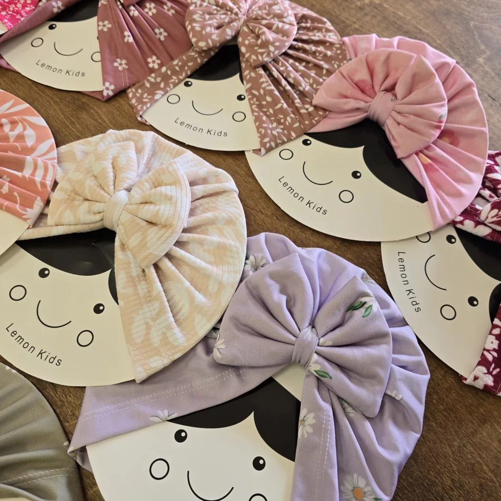 توربان نوزادی طرح گل کد 5772