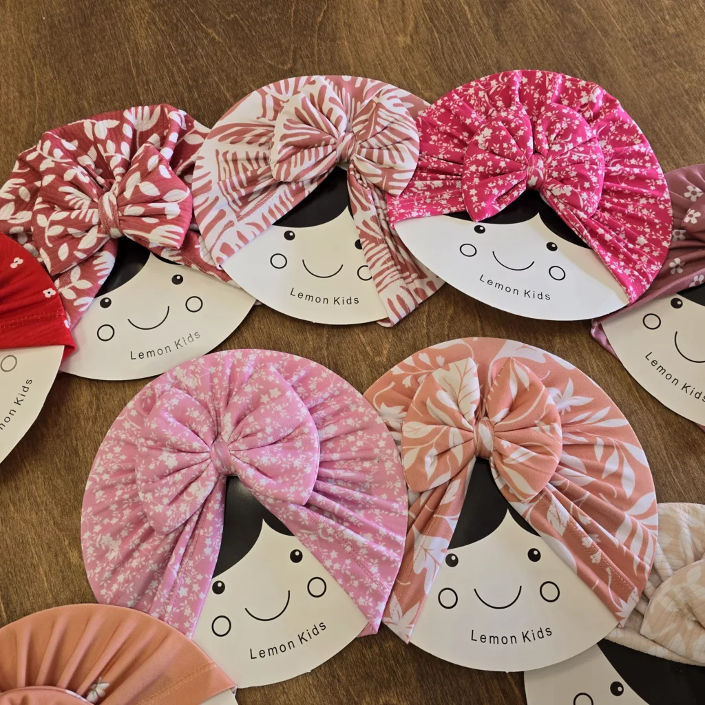 توربان نوزادی طرح گل کد 5772