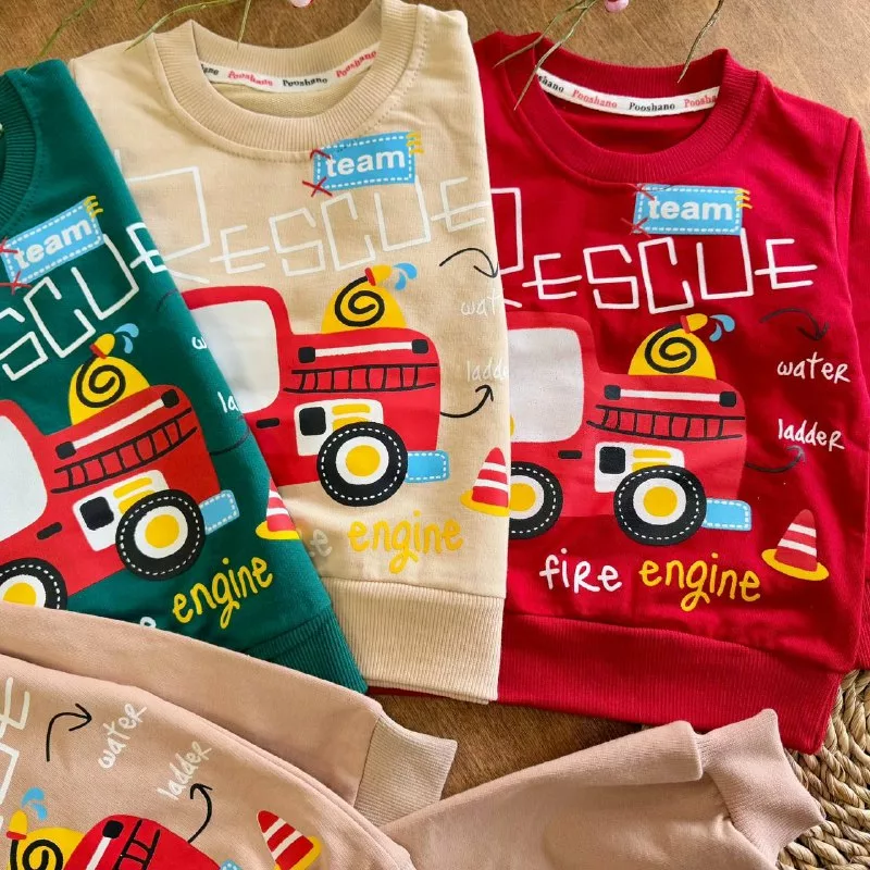 بلوز شلوار آتشنشانی سایز ۳۵ تا ۴۵ کد ۵۷۹۶