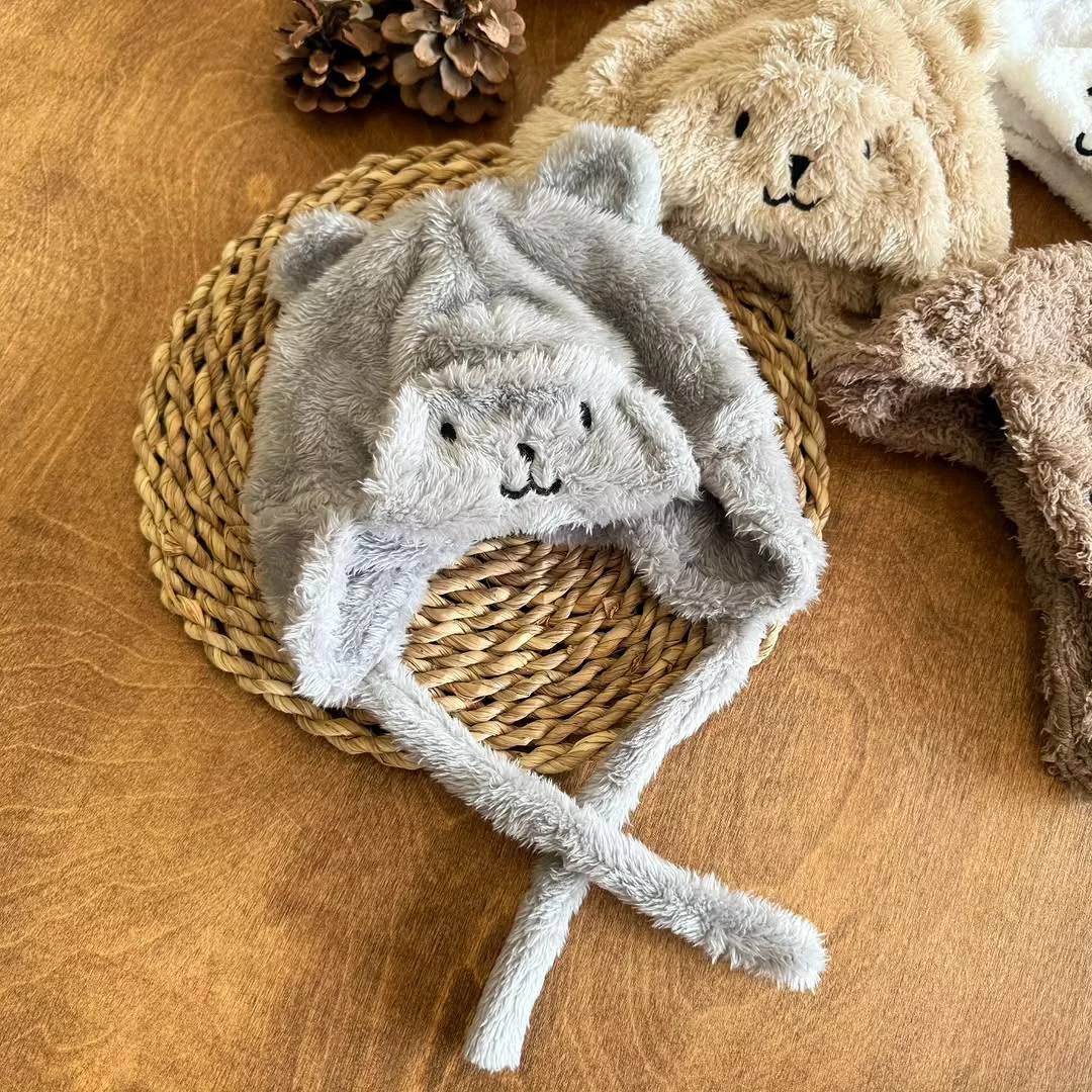 کلاه پولیشی خرس گوش دار کد 5731