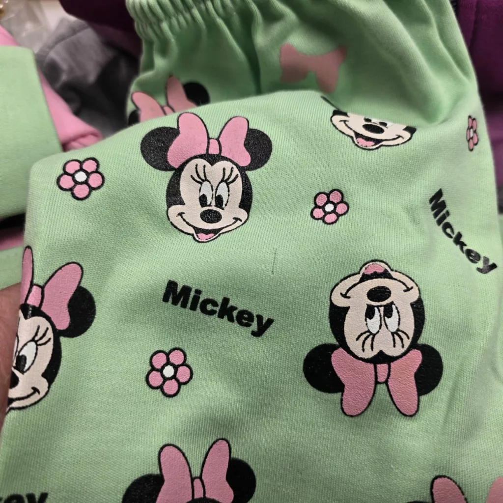 بلوز شلوار پنبه مینی موس (ایراددار) کد ۴۹۴۱-1