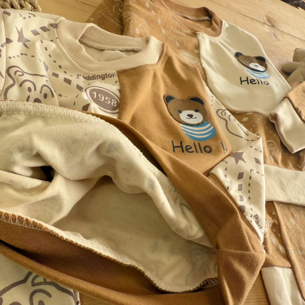 بلوز شلوار کله خرس برجسته Hello کد 5766