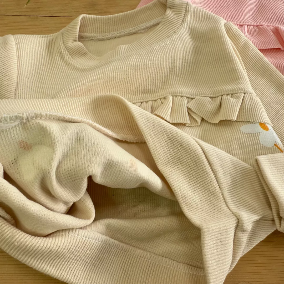 بلوز شلوار کبریتی چین دار گل سایز 35 تا 45 کد 5753