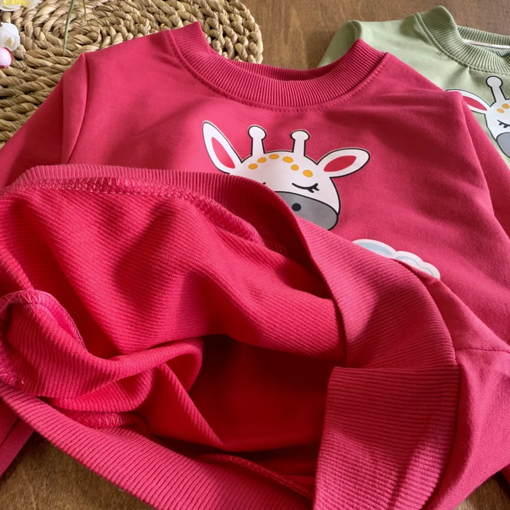 بلوز شلوار زرافه و ابر سایز 35 تا 45 کد 5752