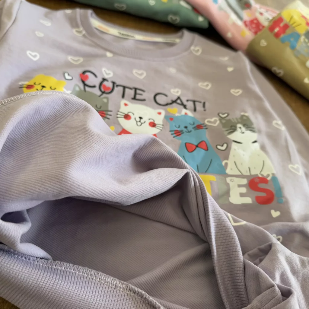 بلوز شلوار پنج گربه تنی نو سایز 50،55 کد 5760