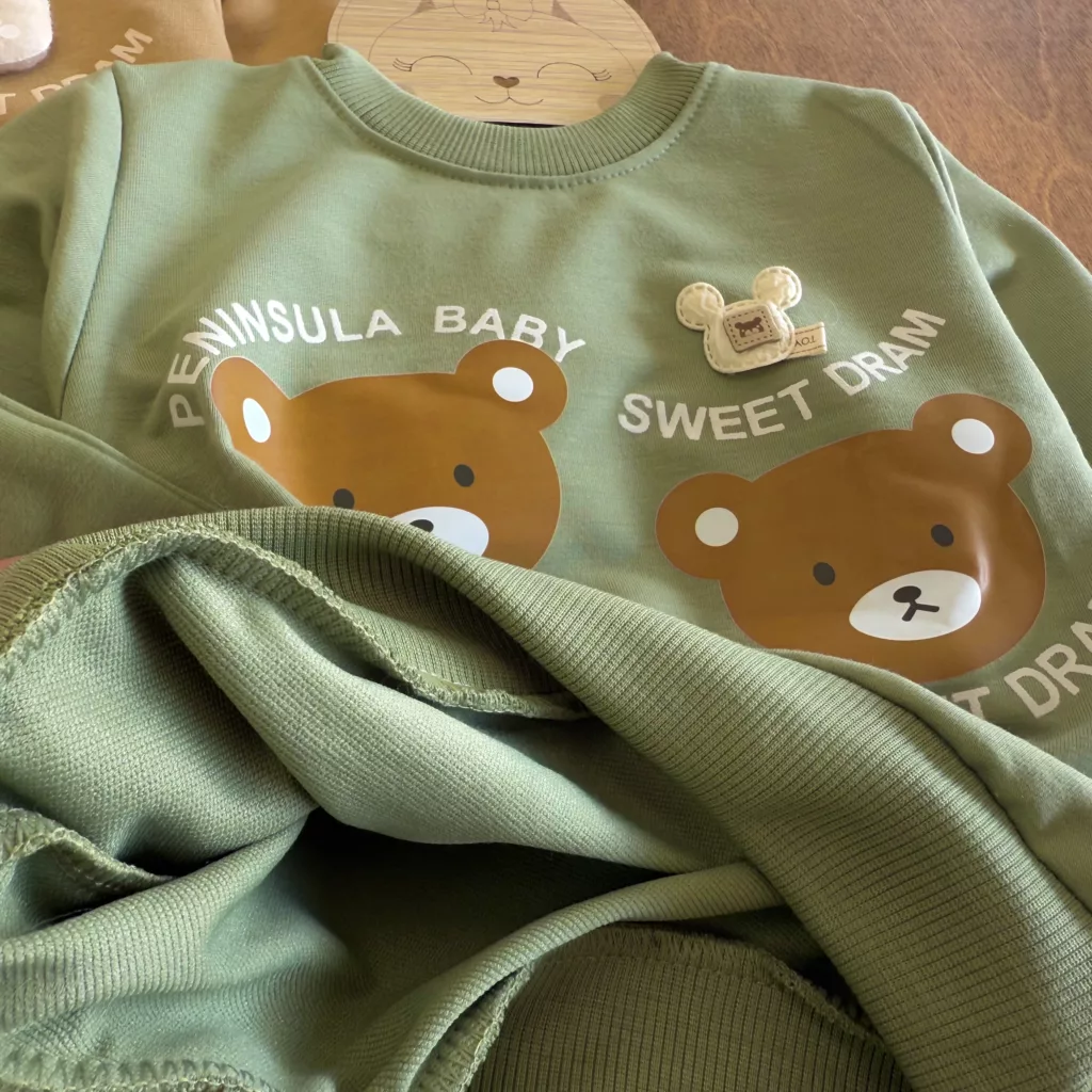 بلوز شلوار دو خرس تنی نو سایز 35 تا 45 کد 5754