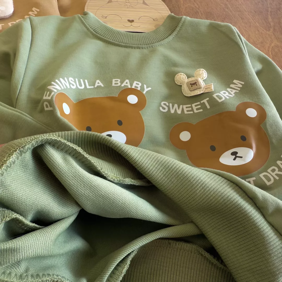 بلوز شلوار دو خرس تنی نو سایز 35 تا 45 کد 5754