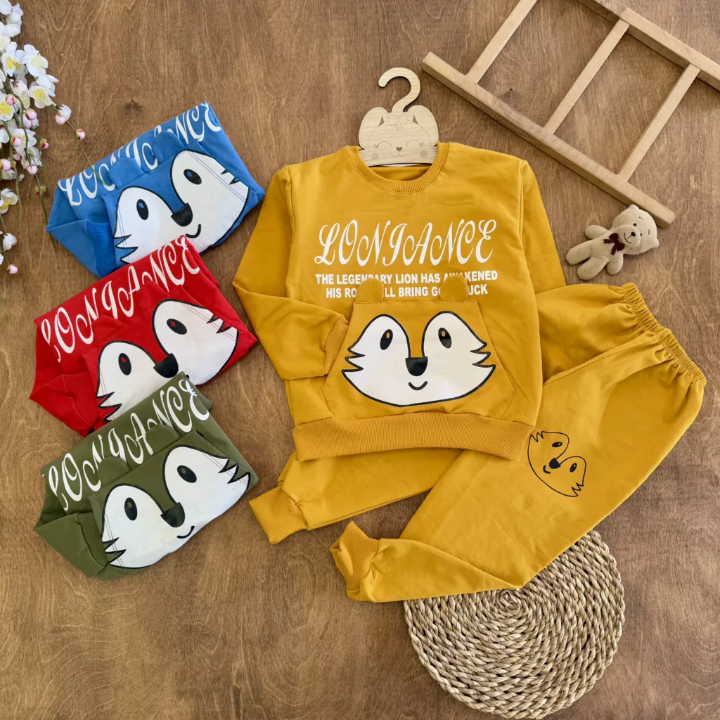 بلوز شلوار گوش دار روباه (ES) سایز 30 تا 40 کد 5755