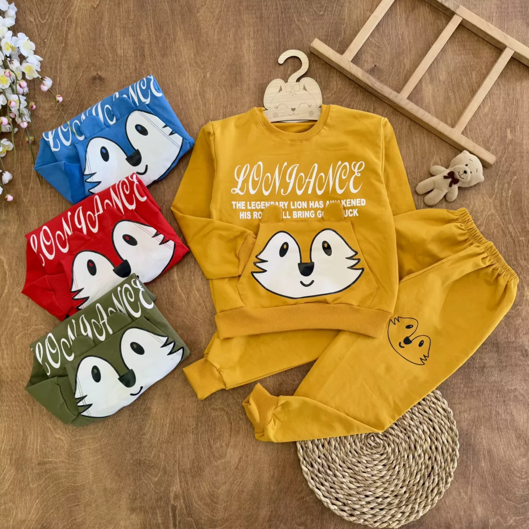 بلوز شلوار گوش دار روباه (ES) سایز 30 تا 40 کد 5755