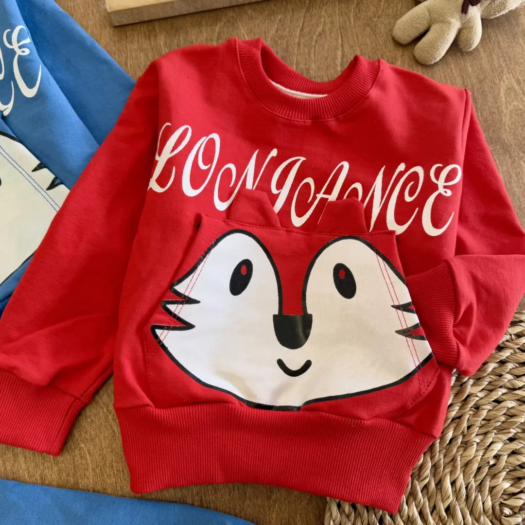 بلوز شلوار گوش دار روباه (ES) سایز 30 تا 40 کد 5755