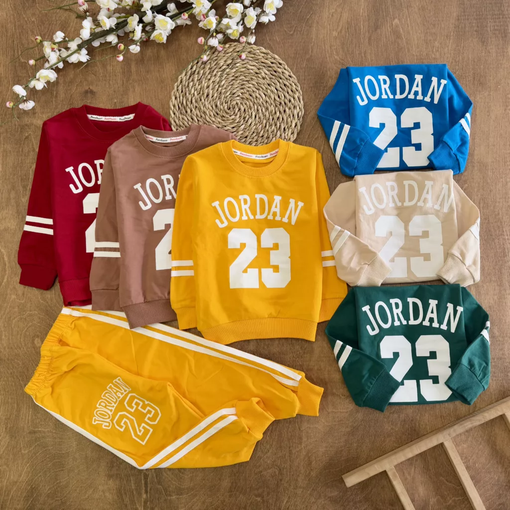 بلوز شلوار جردن 23 سایز 40 تا 55 کد 5777