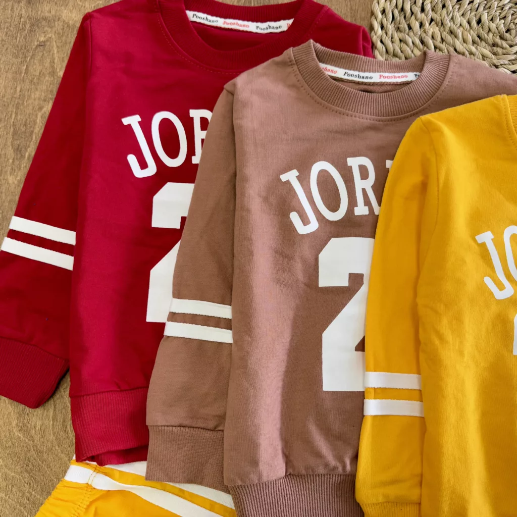 بلوز شلوار جردن 23 سایز 40 تا 55 کد 5777