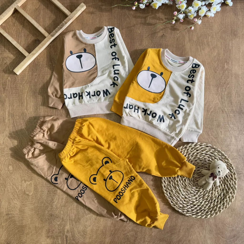 بلوز شلوار خرس best luck پوشانو سایز 35 تا 50 کد 5776