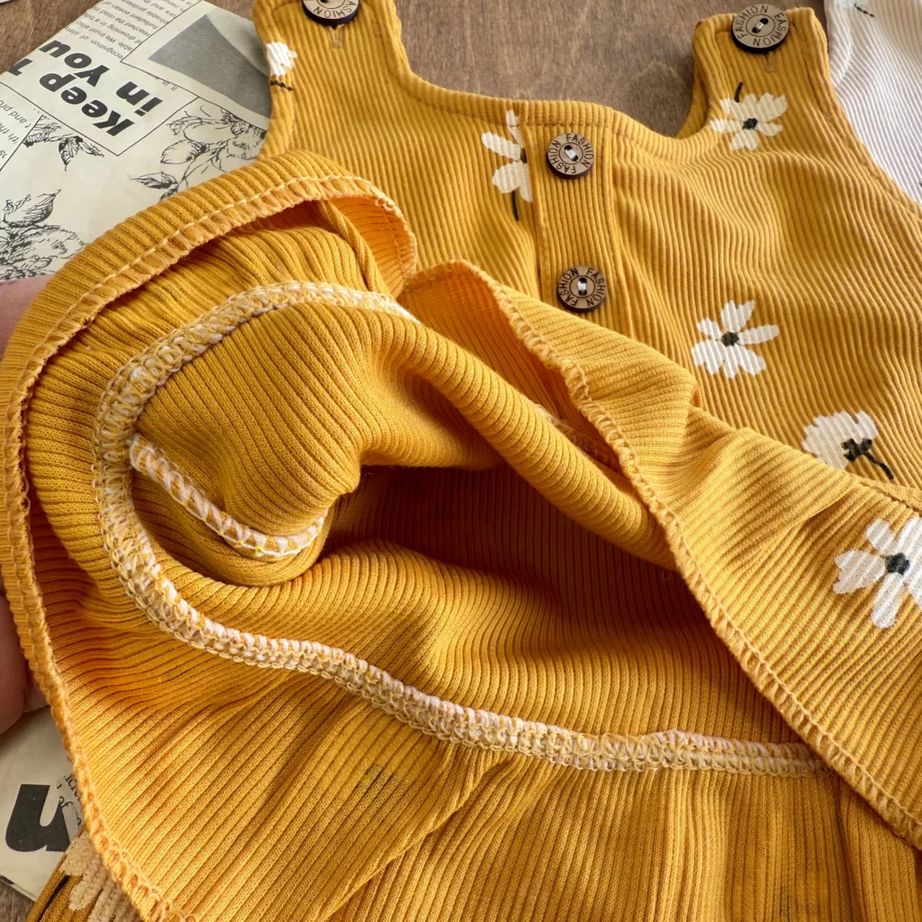 تاپ شلوارک کبریتی شکوفه سایز 1 تا 3 کد 5784