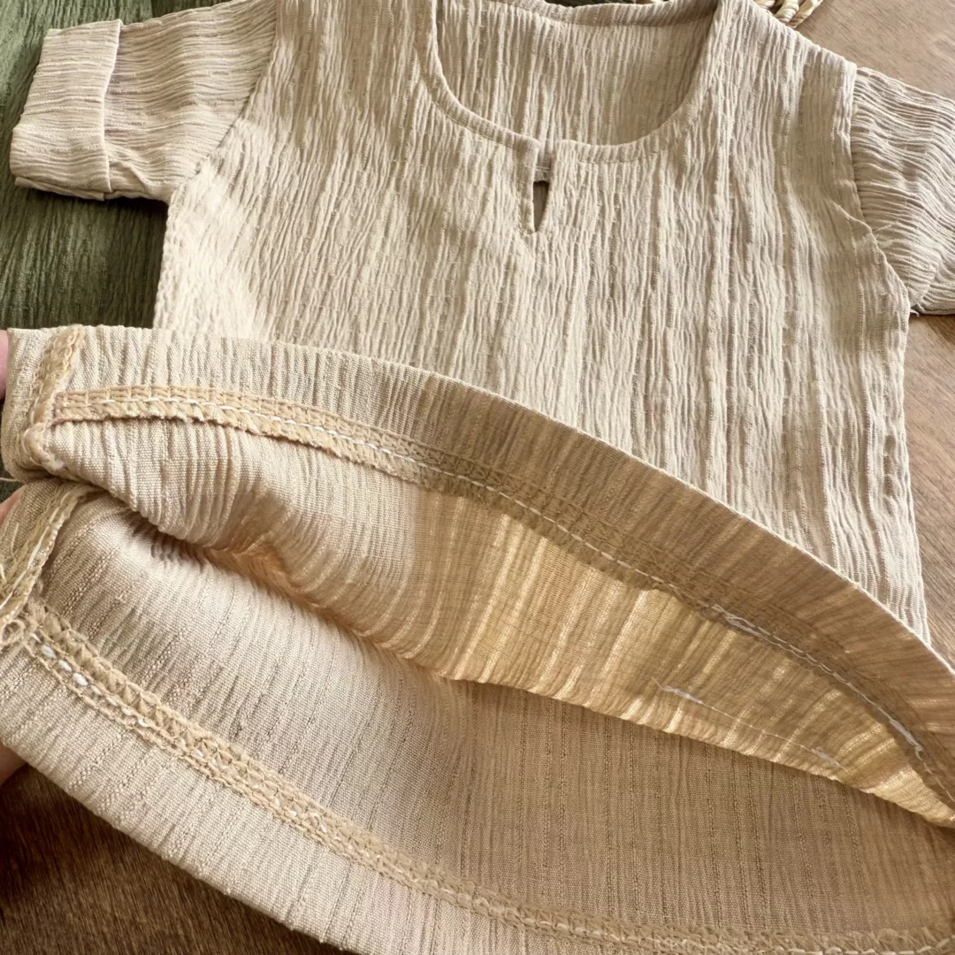 تیشرت شلوارک یقه کوبایی perry سایز 1 تا 3 کد 5787