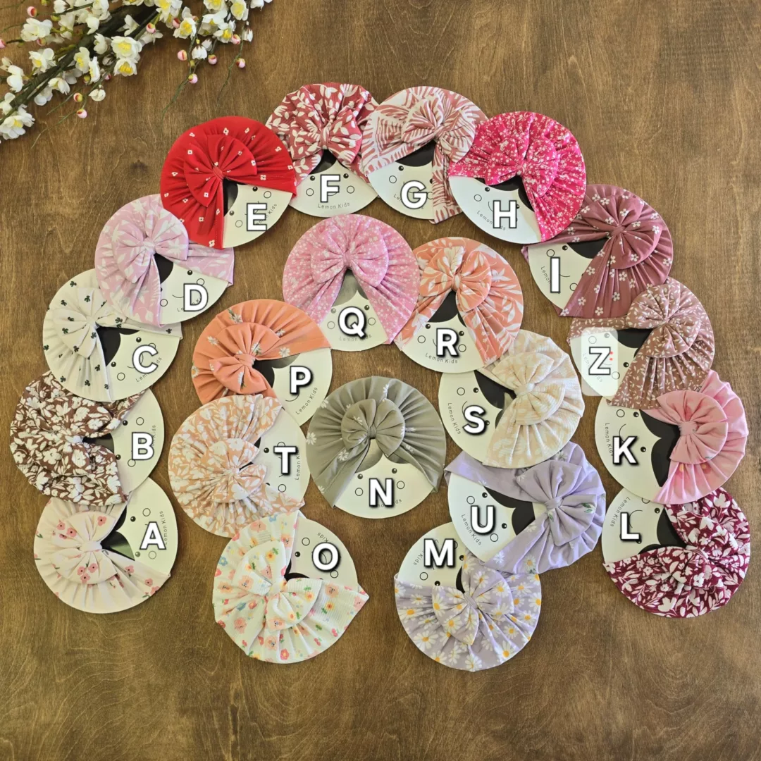 توربان نوزادی طرح گل کد 5772