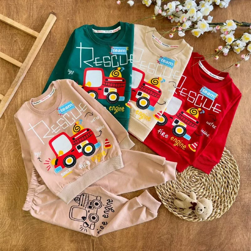 بلوز شلوار آتشنشانی سایز ۳۵ تا ۴۵ کد ۵۷۹۶