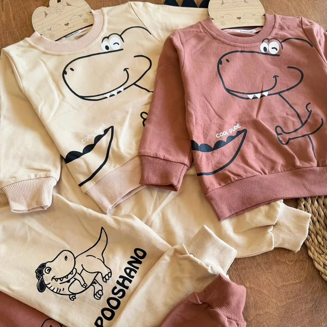 بلوز شلوار دایناسور پوشانو سایز ۳۵ تا ۵۰ کد ۵۷۳۴