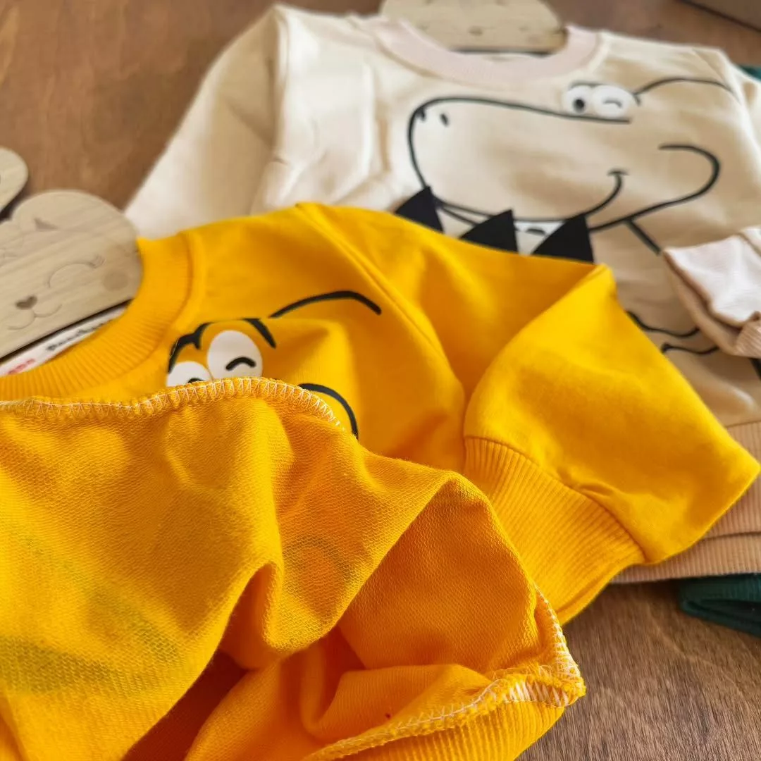 بلوز شلوار دایناسور پوشانو سایز ۳۵ تا ۵۰ کد ۵۷۳۴