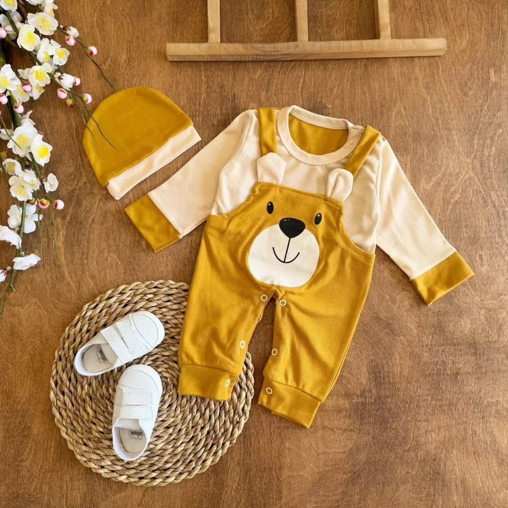 سرهمی طرح پیشبندی خرس سایز ۲،۳ کد ۵۷۳۵