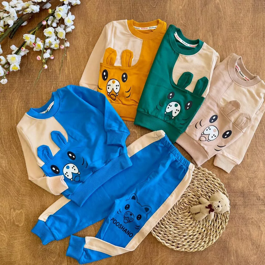 بلوز شلوار ببرگوش دار پوشانو (ایراددار) کد ۵۸۱۳-1