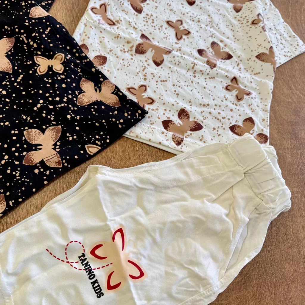 تیشرت شلوارک پروانه سایز ۴۰ تا ۵۵ کد ۵۸۳۶