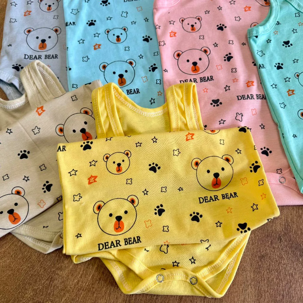 بادی رکابی خرس dear bear سایز ۵،۶ کد ۵۸۴۱