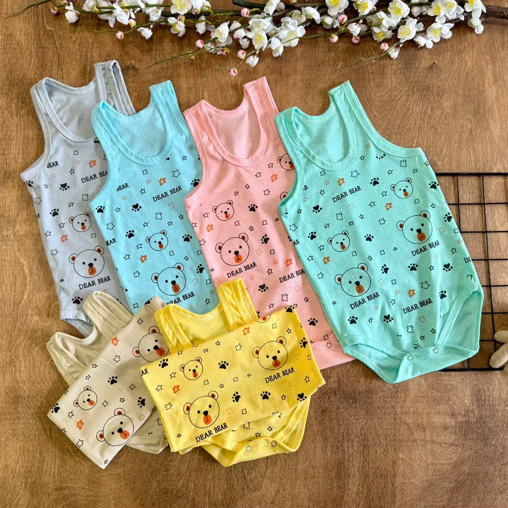 بادی رکابی خرس dear bear سایز ۵،۶ کد ۵۸۴۱