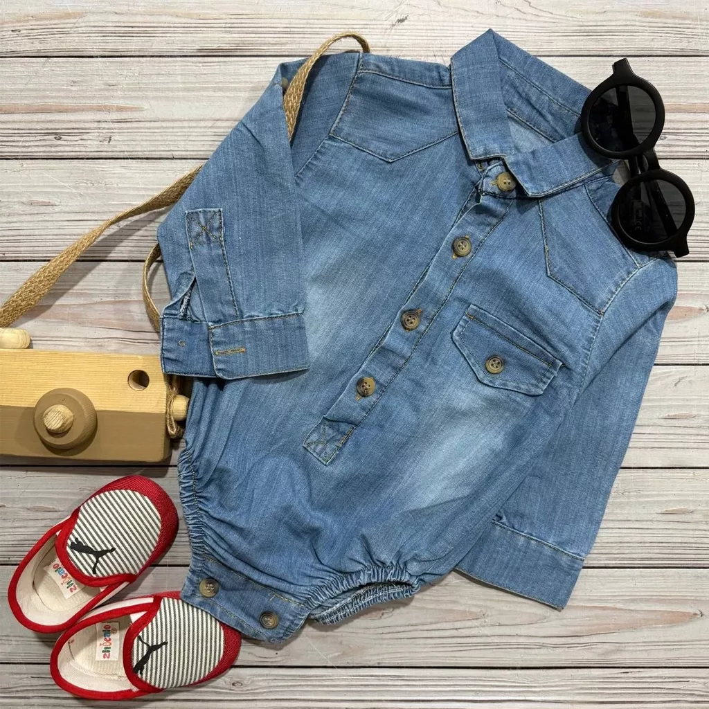 اندازه ها: سایز ۱: سرشانه تا فاق ۳۷ پهنا ۲۵ سایز ۲: سرشانه تا فاق ۴۰ پهنا ۲۷ سایز ۳: سرشانه تا فاق ۴۳ پهنا ۲۹ سایز ۴: سرشانه تا فاق ۴۵  پهنا ۳۱ یک سانت خطا در اندازه ها لحاظ شود